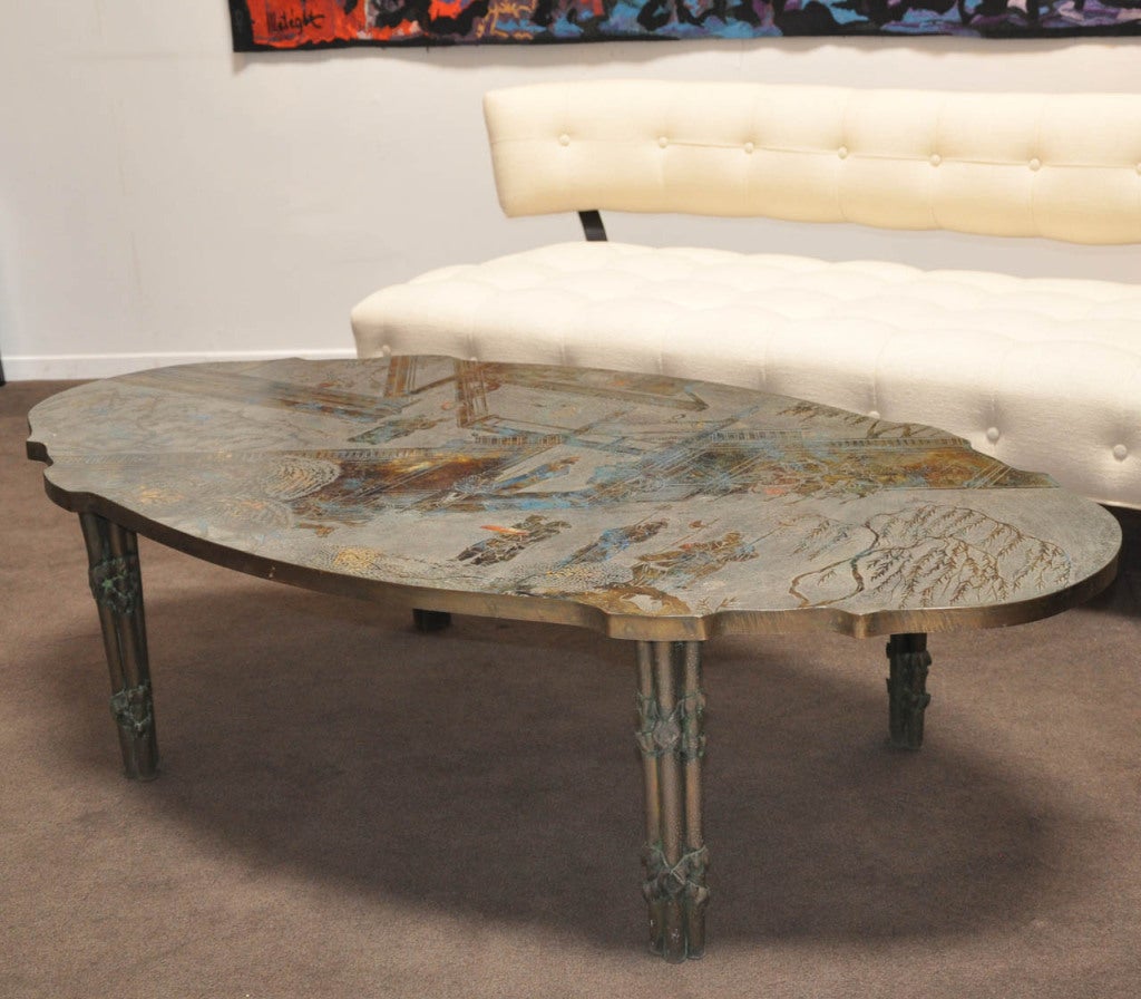 Exceptional-Signed Philip and Kelvin LaVerne Bronze Table 1