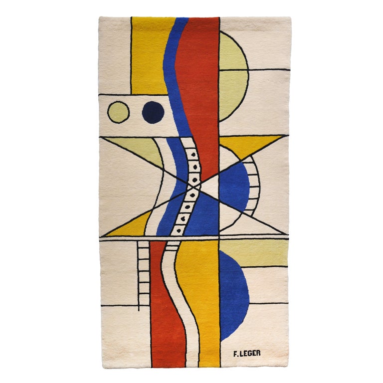 Large Tapestry - After A Design by Fernand Leger (1881-1955)