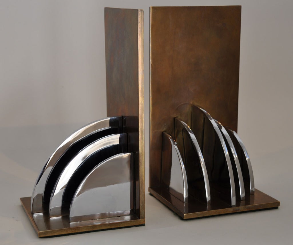 American 1930s Machine Age Bookends (Pair)