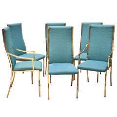 Set of Six Dining Chairs by Mastercraft