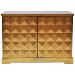 Gold Leaf "Diamond" Cabinet from Baker