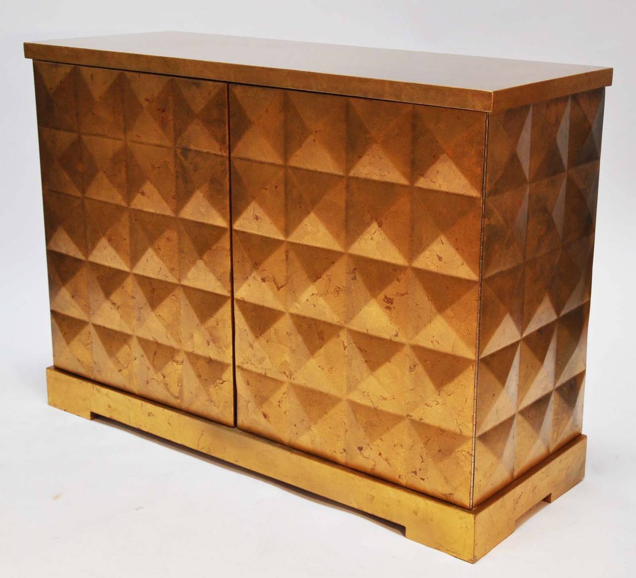 gold leaf cabinet