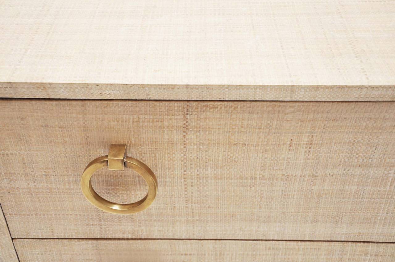 grasscloth covered furniture