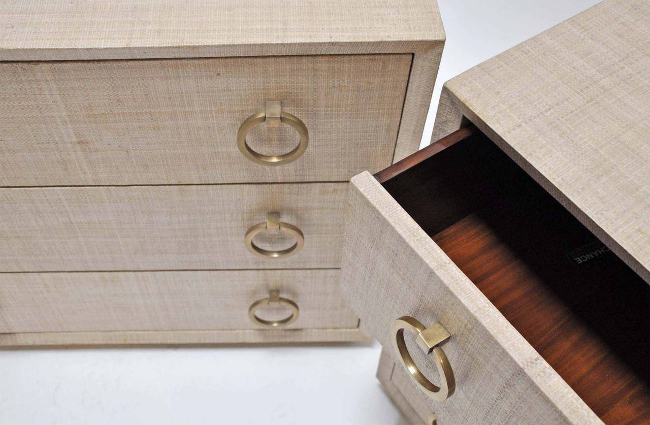 grass cloth dresser