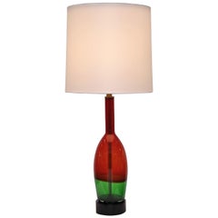Murano Glass, Italian Table Lamp, 1950s