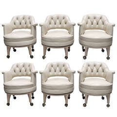 Set of Six Dining Chairs by Maurice Bailey for Monteverdi Young