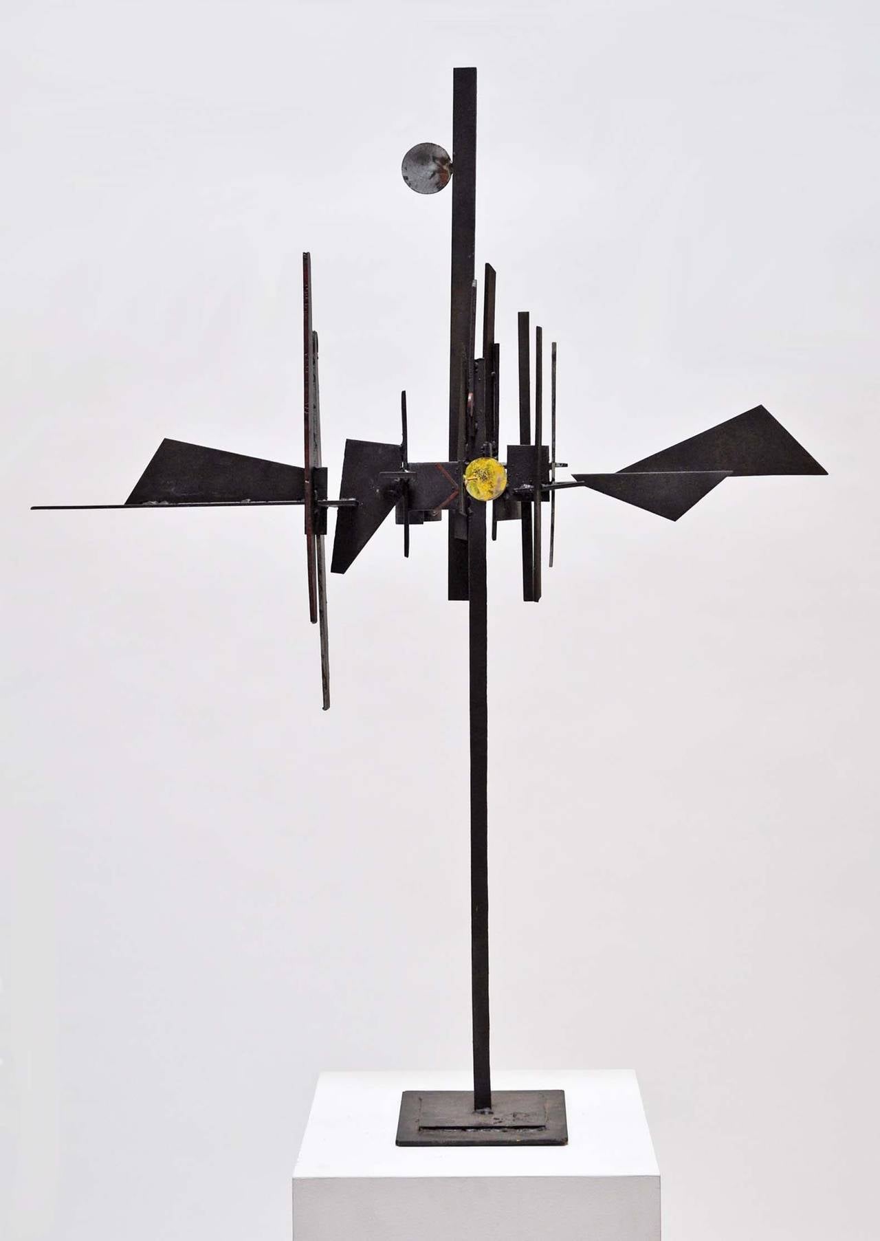 American Paul Kasper Signed, Welded Steel Sculpture, 1950