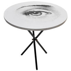Fornasetti "Eye" Table with Base