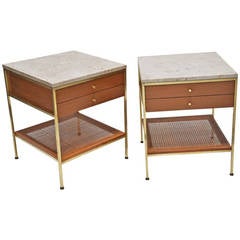 Paul McCobb Pair of Night Stands or Sofa Tables