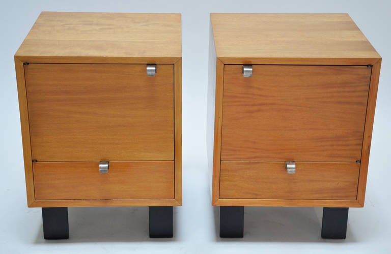 Mid-Century Modern George Nelson Mid-Century Pair of Night Stands or Sofa Tables