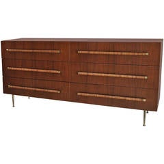 T. H. Robsjohn-Gibbings, Six-Drawer Dresser