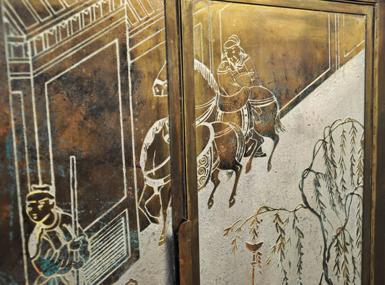 Late 20th Century Philip and Kelvin LaVerne Cabinet