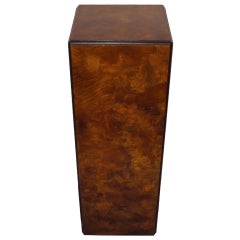 Burled Wood Pedestal
