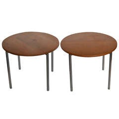 Florence Knoll Round Side Tables