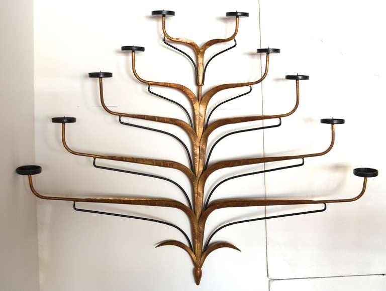 wrought iron candle wall sconces