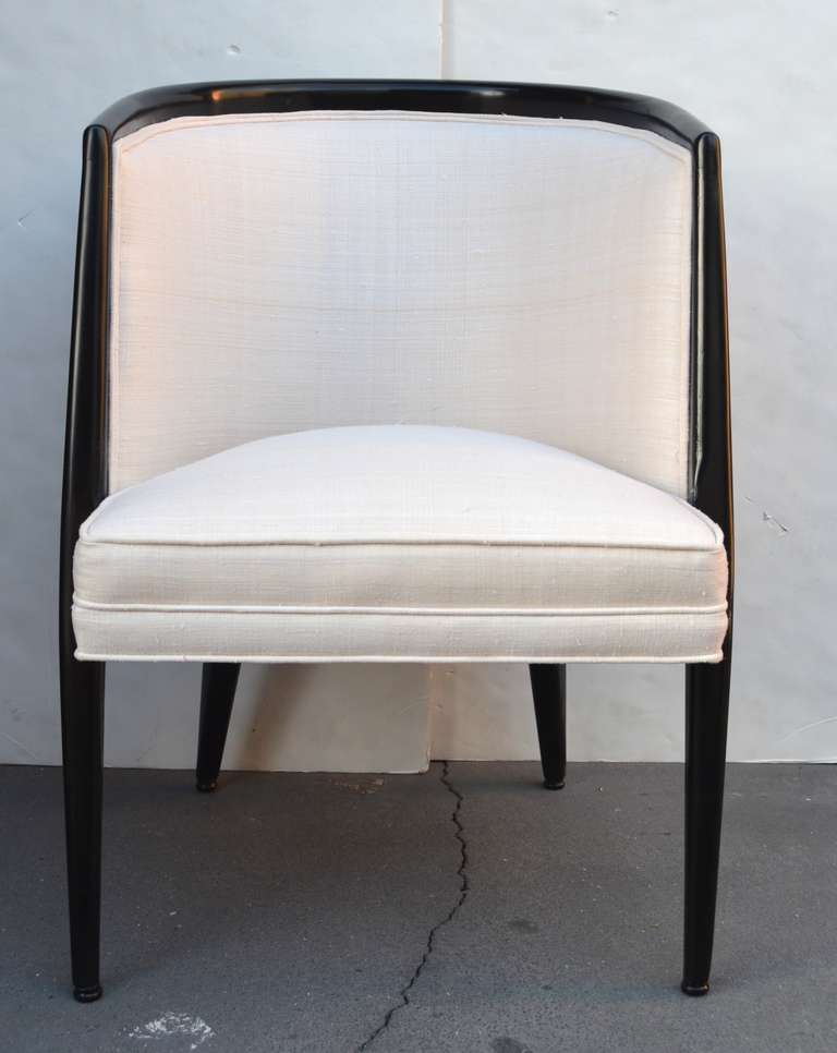 Mid-Century Modern Harold Schwartz Dining Chairs, Set of 8 For Sale