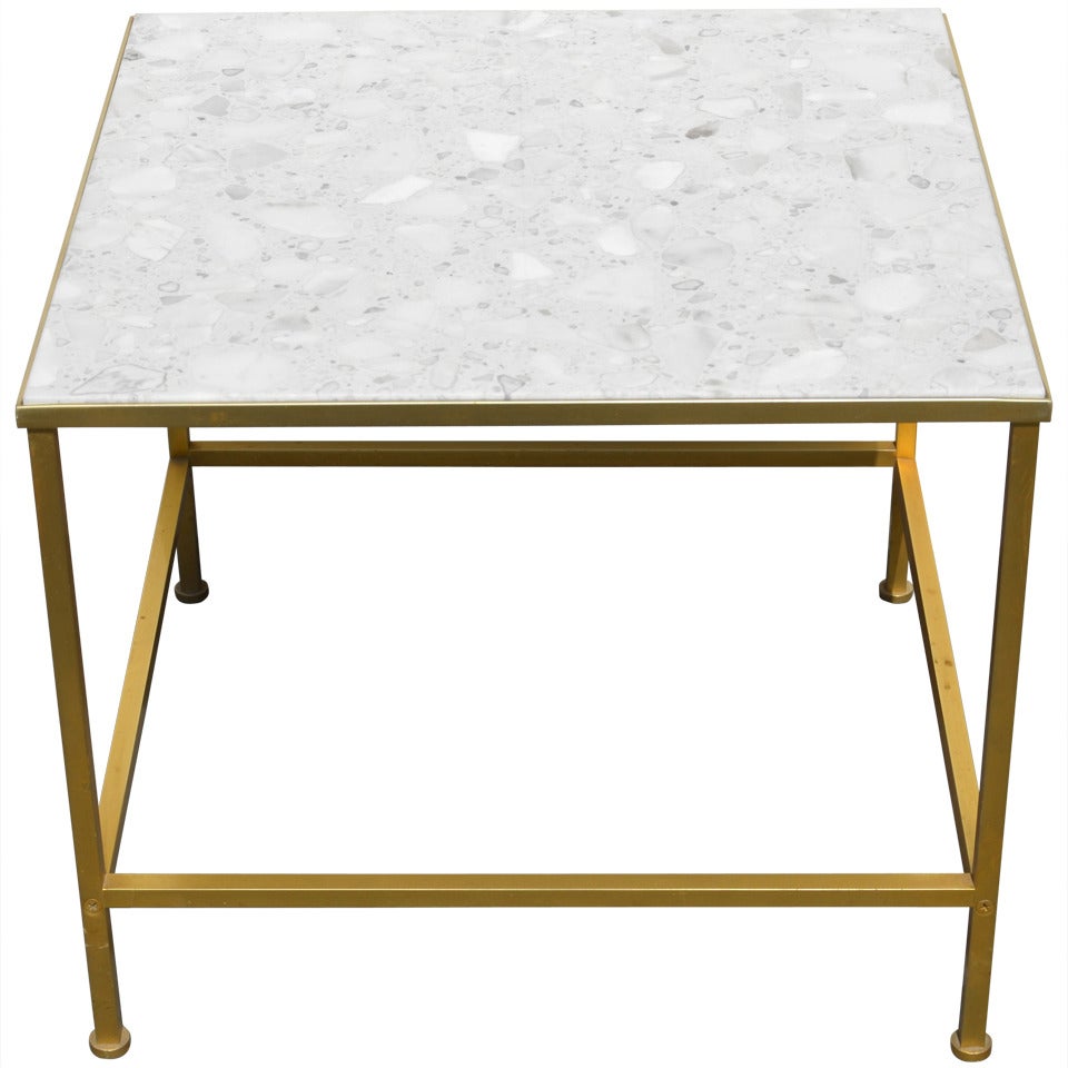 Finn Andersen for Selig Occasional Table with Terrazzo Top