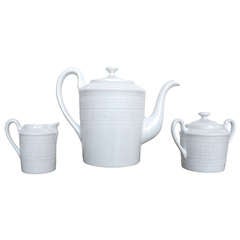 Hermes "Egee" Tea Set in White Porcelain