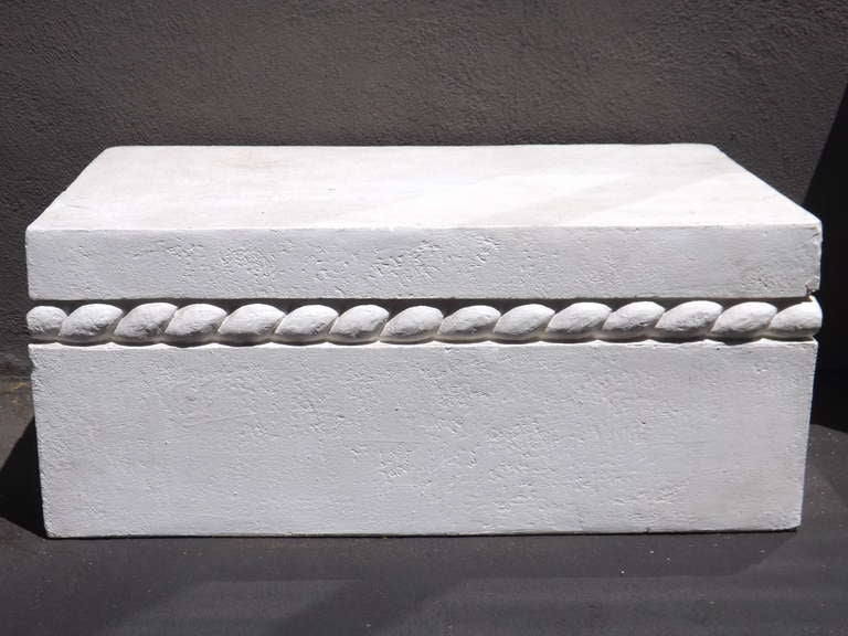 John Dickinson Like Plaster Rope Twist Cube Tables