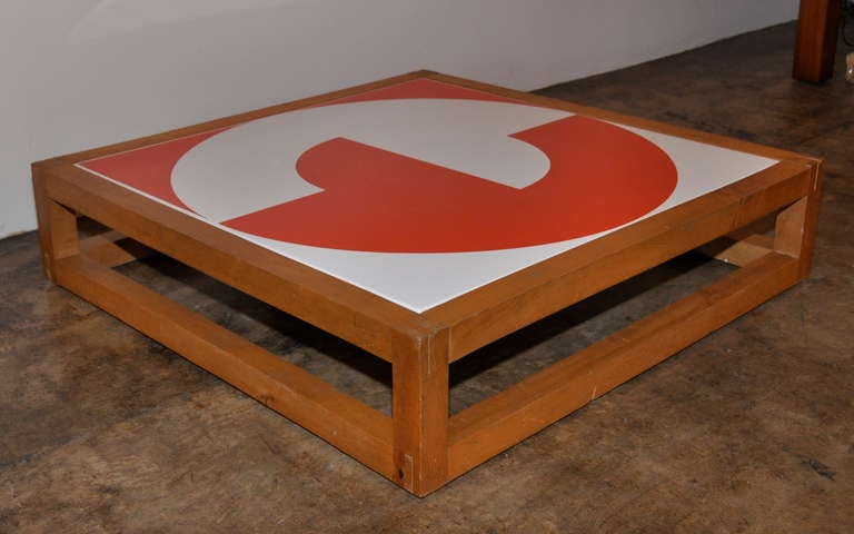 Mid-Century Modern Chabrieres et Cie Cocktail Table For Sale