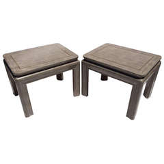 Robert Hutchinson Snakeskin Covered Tables