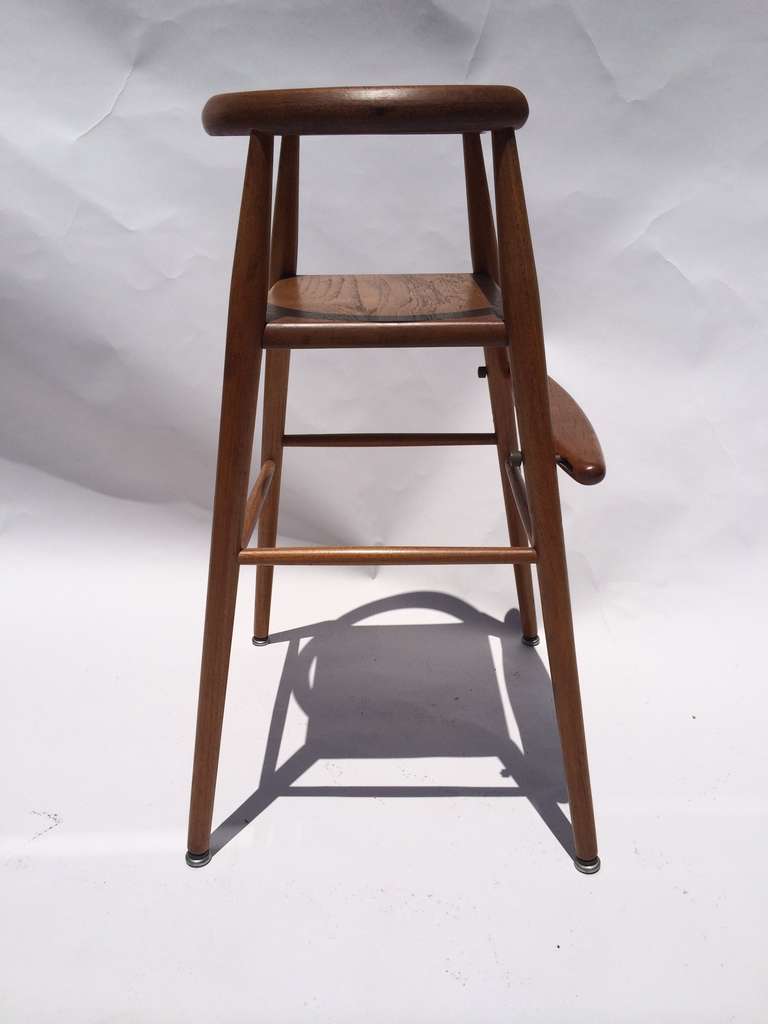 20th Century Nanna Ditzel Teak Childs High Chair