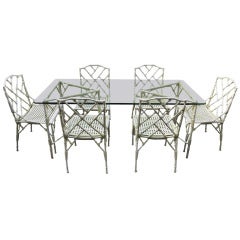 "Palm Beach" Faux Bamboo Garden Set