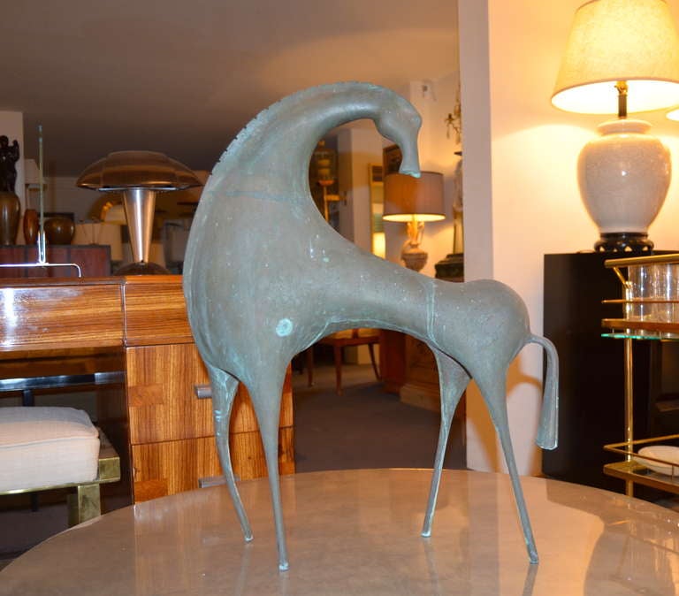 Wonderful bronze horse sculpture