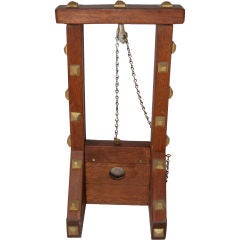 Folk Art Guillotine Cigar Cutter