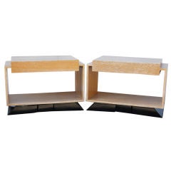 Pair of William Haines Bow Tie Tables