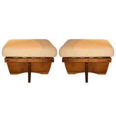 Mira Nakashima Oversized "Gabellini" Ottomans