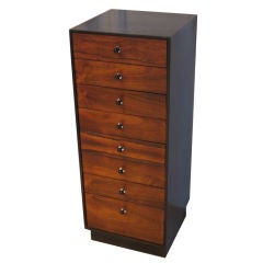 Harvey Probber Jewelry Chest with Rosewood Front