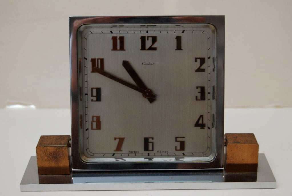 Cartier Art Deco Table Clock