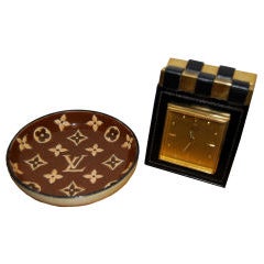 Hermès Clock and Vuitton Bowl 12