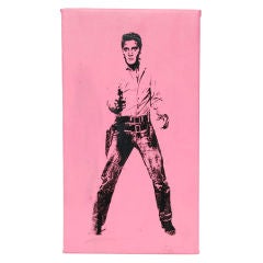 Warhol Superstar Louis Waldon "Pink Elvis" Silkscreen