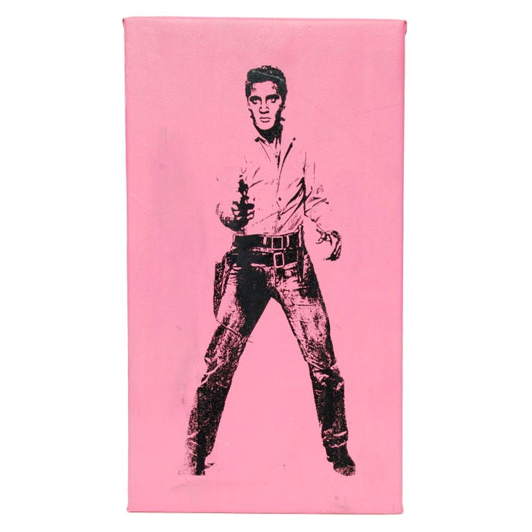 Warhol Superstar Louis Waldon "Pink Elvis" Silkscreen