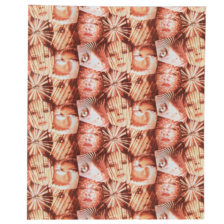 Photo Printed "Faces" Fabric Panel