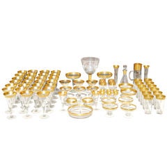 Dorothy Thorpe Gold Trim Tableware-60 Pieces