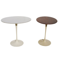 Early Eero Saarinen Pedestal Side Tables for Knoll