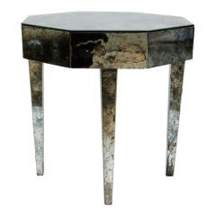 Archibald Taylor Octagonal Oxidized Occasional Table