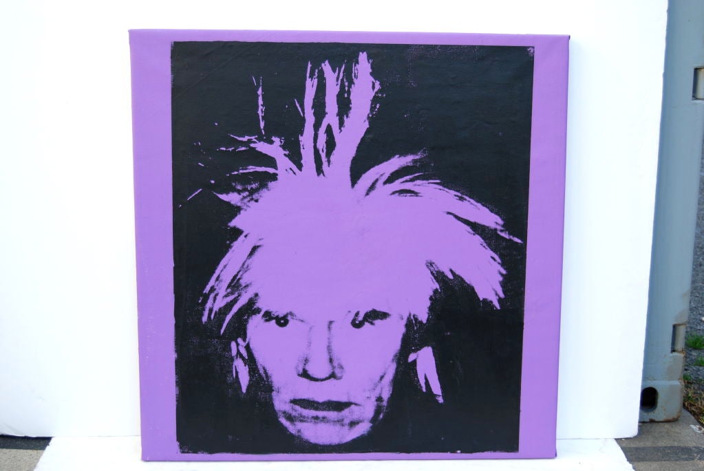 Giant Purple "Fright Wig" by Louis Waldon