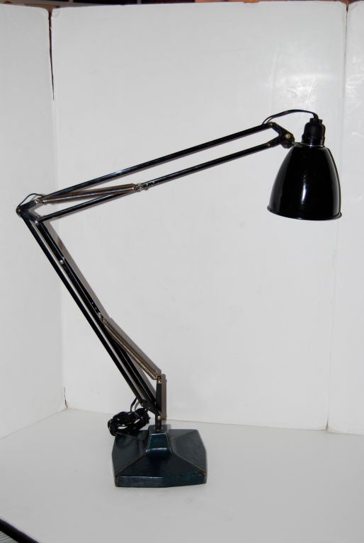 Hermes Architects Lamp with Leather Base at 1stdibs