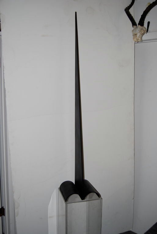 James Prestini Black "Spike" Sculpture