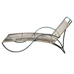 Walter Lamb "S" Arm Chaise Longue in Bronze