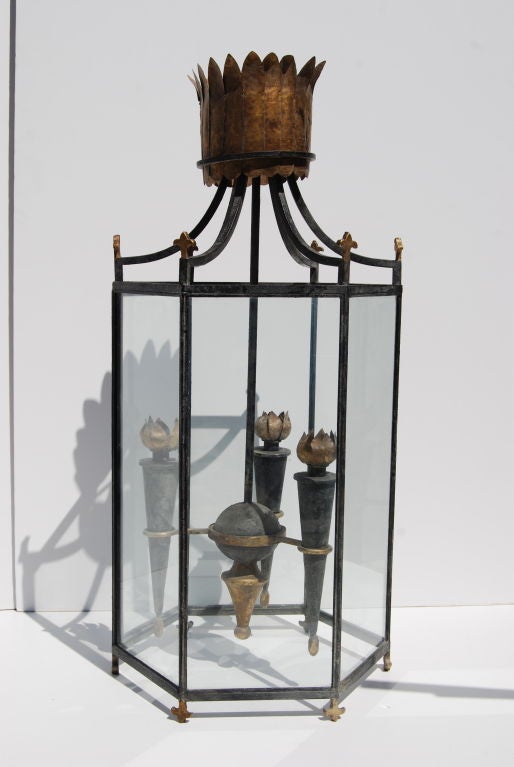 A fantastic and huge pair of lanterns.
Documented.
Price is for pair.