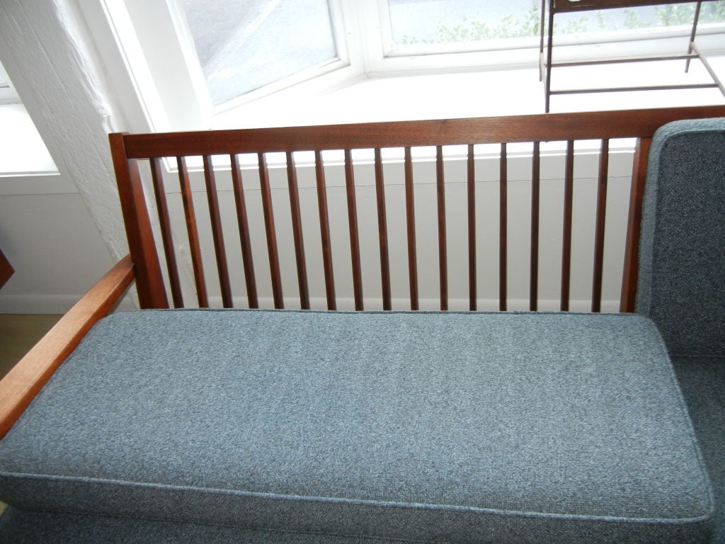 Mid-20th Century George Nakashima 8.5' Spindle Back Sofa with Arms
