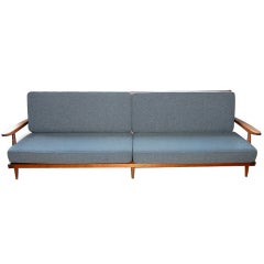 George Nakashima 8.5' Spindle Back Sofa with Arms