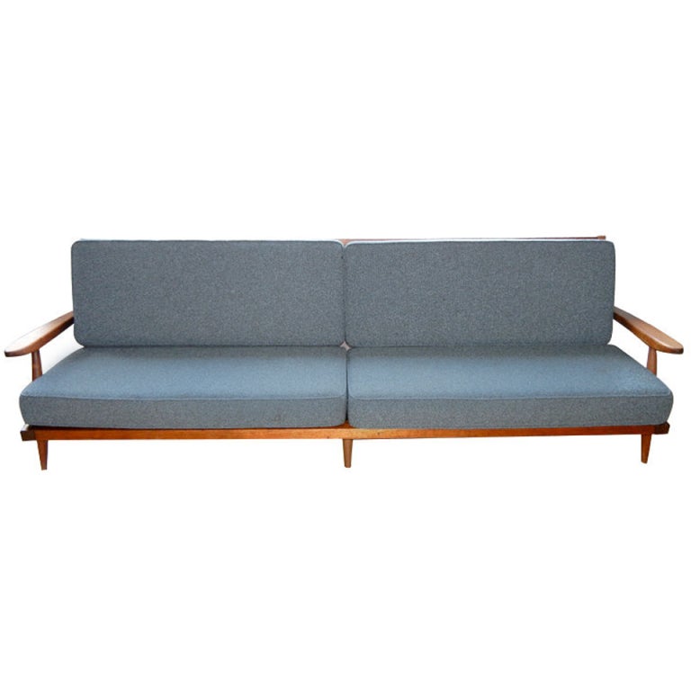 George Nakashima 8.5' Spindle Back Sofa with Arms