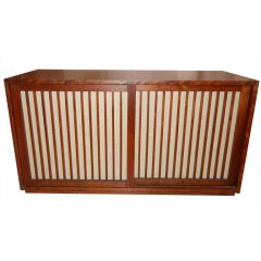 George Nakashima Sliding Pandanus Door Cabinet