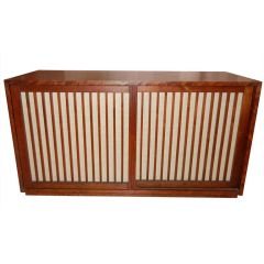 George Nakashima Sliding Pandanus Door Cabinet